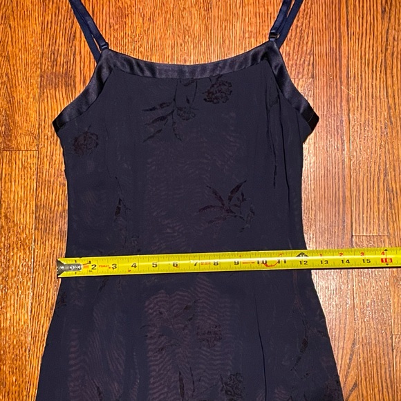 Tristan navy blue fitted lined dress - size 1 - Picture 5 of 7